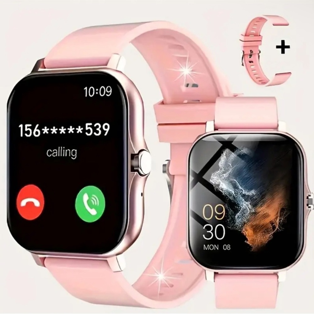 eLuxPro ROSE GOLD HD Smart Watch Wireless Call 100 Fitness Modes